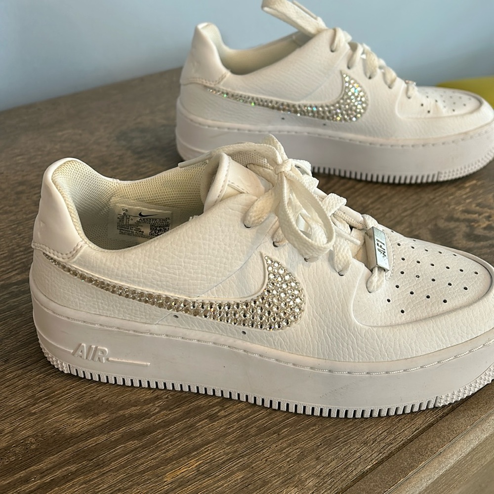 Ladies Nike Air Force 1- custom